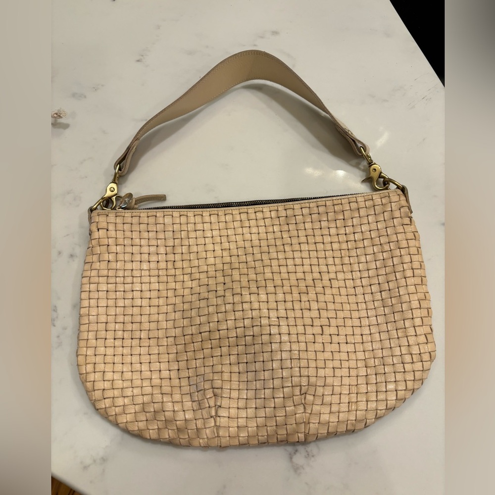 Moyen messenger Clare V bag.